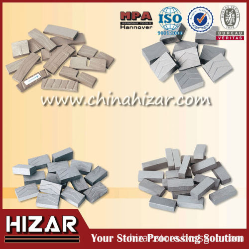 diamond cutting segments for granite/stone cutting tools